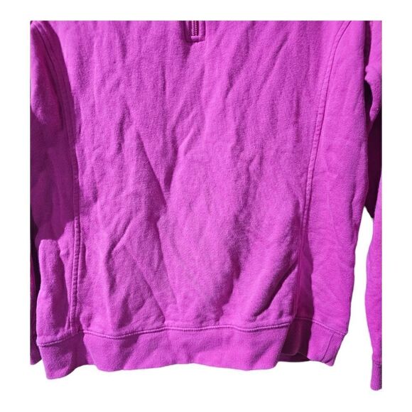 VINEYARD VINES Hot Pink and Navy 3/4 Zip Pullover Sweatshirt - Size Medium - Picture 5 of 8